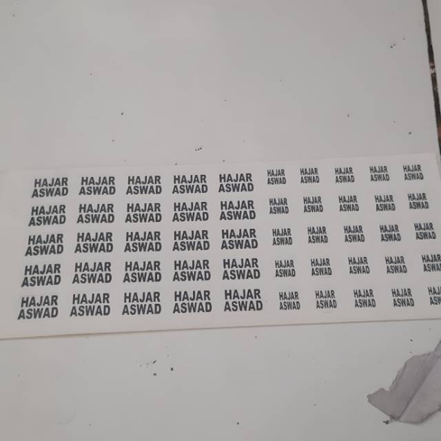

Stiker minyak wangi