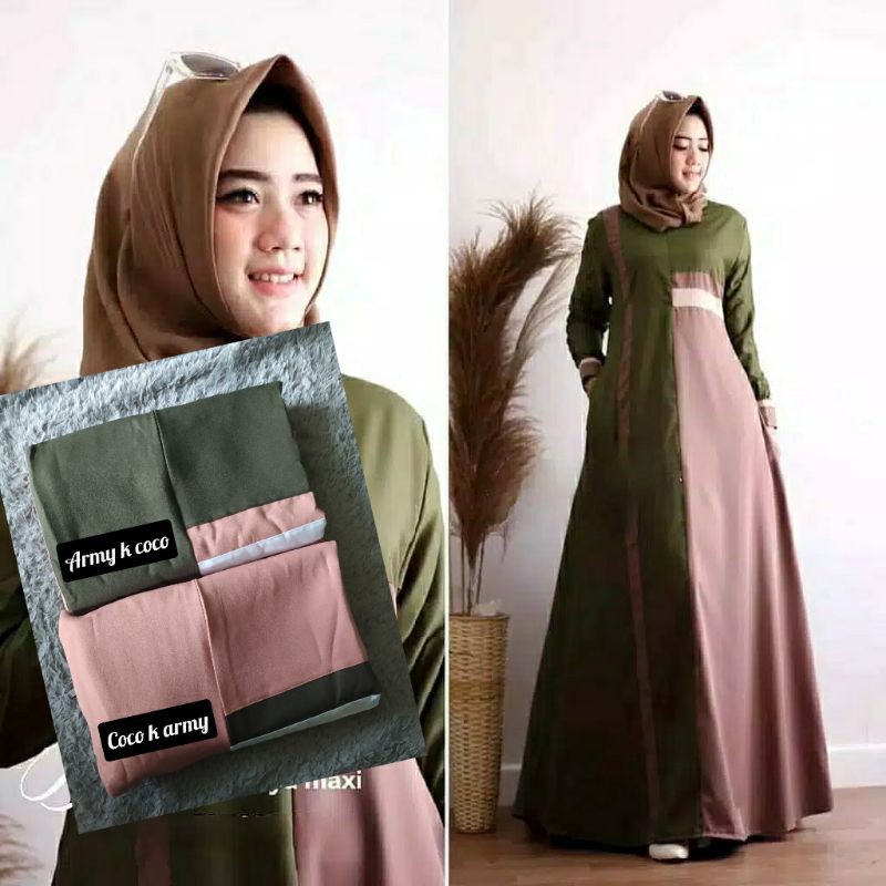 GAMIS MOSCREPE//BULAN MAXY//BUSANA MUSLIM