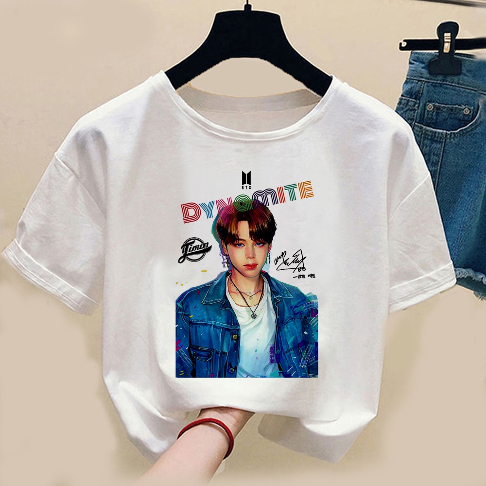 FLEURIR - KAOS JIMIN FACE  WANITA DEWASA LENGAN PENDEK JUMBO TEE UNISEX