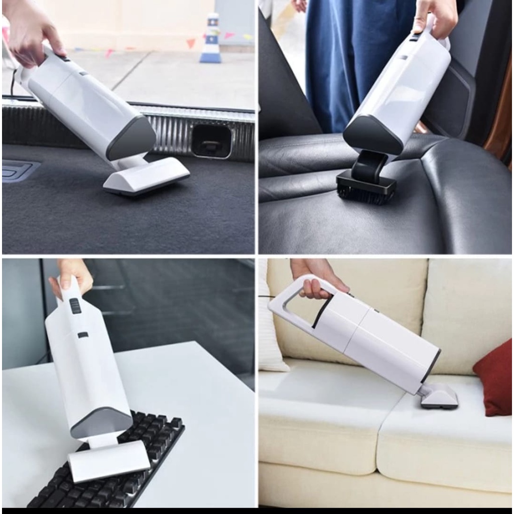 Power Wireless Vacum Cleaner Penyedot Debu Mobil Vacuum Cleaner - USB Baterai