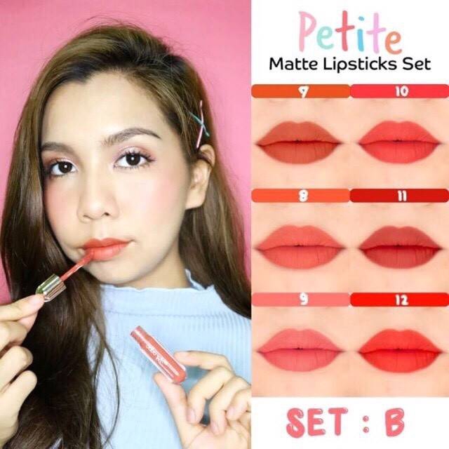 ODBO Petite Matte Lipsticks Set #OD537 Thailand Korea / Cosmetic / Lip Tint Gloss Creamy Pigmented