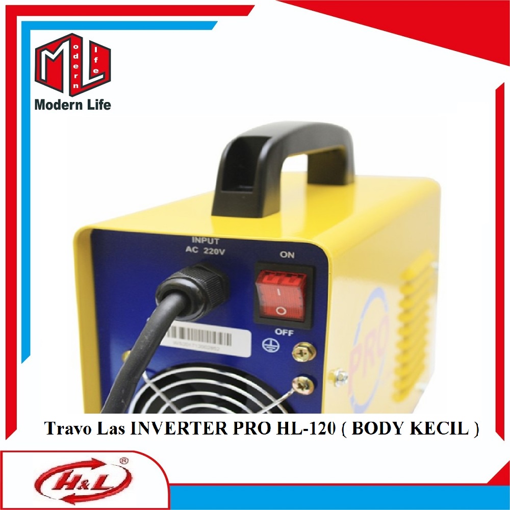 Mesin Las HL-120 INVERTER PRO 120 Ampere 120A Travo Las ( Body Kecil )