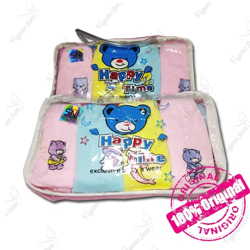 12Pcs Paket Kado Celana Bayi Pop Tas Murah - Happy Time - Celana Kaca Mata Polos-Vegasus Store (COD)