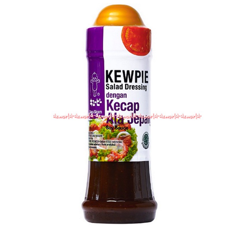 Kewpie Salad Dressing 200ml Dengan Kecap ala Jepang Spy Sauce 200 ml Halal Kewpi Kew Pie Saos Saus Japan