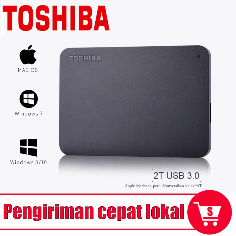 Toshiba 2TB Harddisk External Hardisk Canvio External HDD