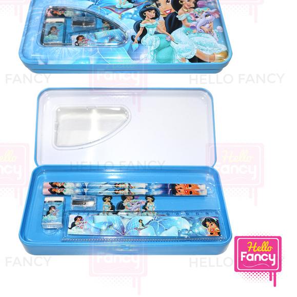 

❈ TEMPAT PENSIL KALENG ANAK SET / KOTAK PENSIL / PENSIL CASE PC529 - Jasmine ▲