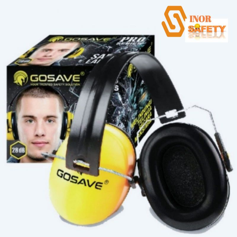 Earmuff GOSAVE Safety PRO Series Premium Penutup Telinga Ear Muff