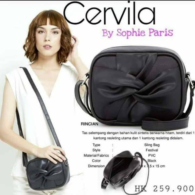 Tas selempang Cervila by Sophie Paris