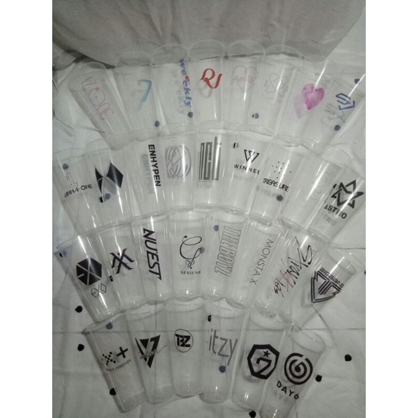 Reusable cup KPOP BTS ITZY TREASURE RED VELVET TWICE -PART 2