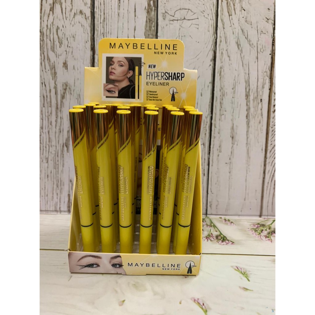 ECER -EYELINER  NEW HYPERSHARP MAYBELLINER EYELINER CASING KUNING