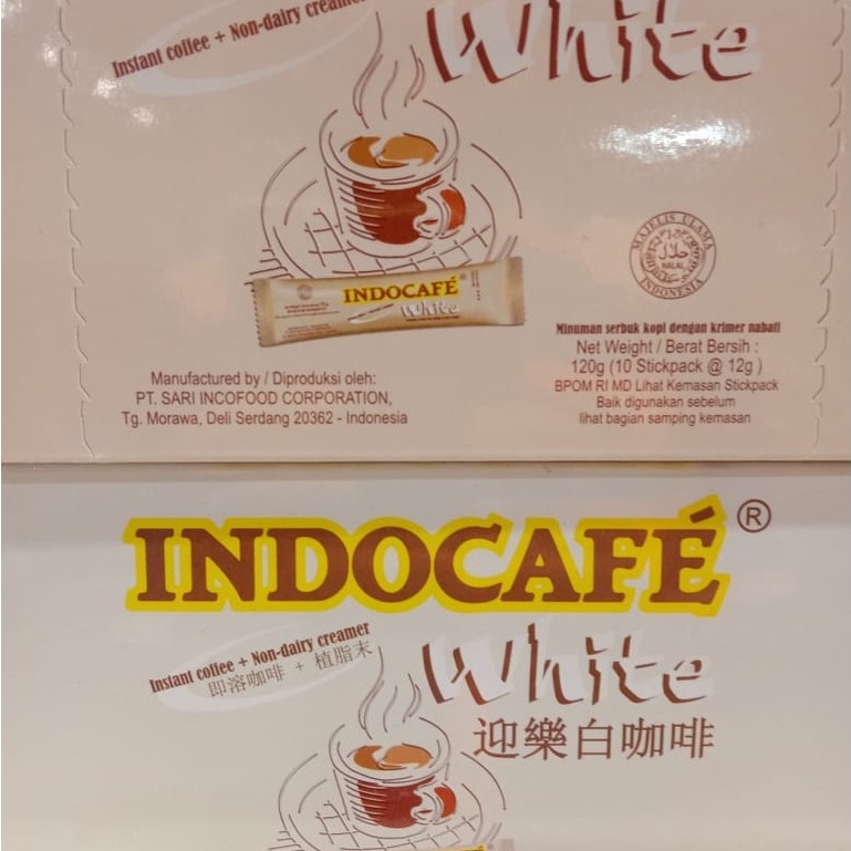 

Indocafe White Box(isi 10 saset)