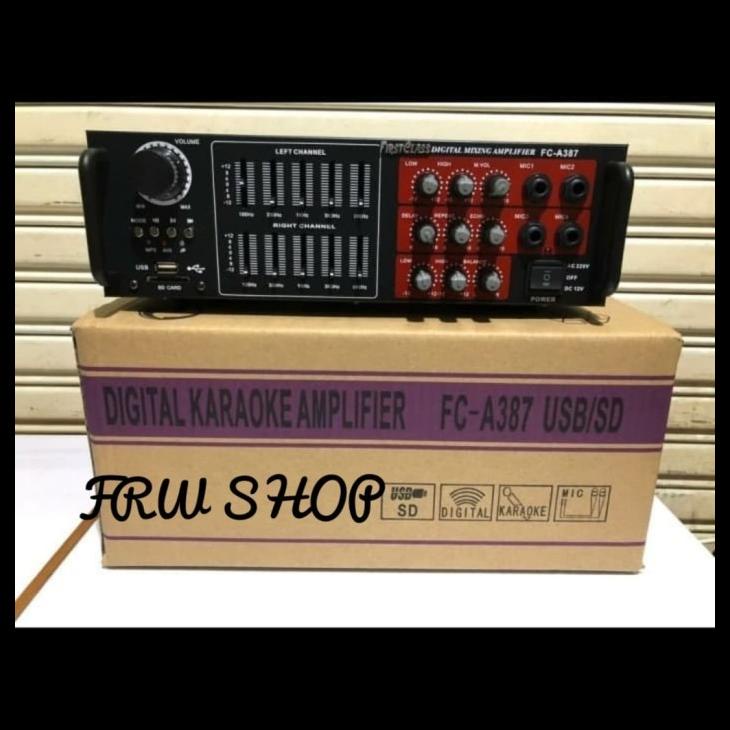 Amplifier Audio Firstclass Fc-A387 / Fca387 / Fc A387 ( Usb + Sd ) Kode 626