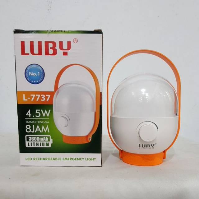 lampu emergency emergensi Led chas Dimmer Luby 7737 4.5W 4.5 watt