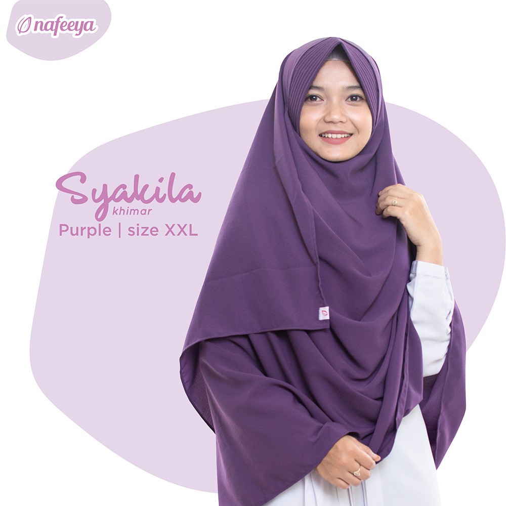 Pashmina Instan Syar'i Pet Antem Size XXL Syakila Syar'i Jumbo By Nafeeya
