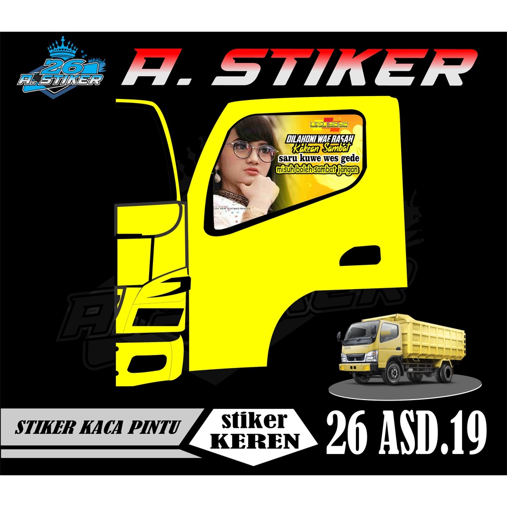 stiker pintu mobil stiker pintu truk stiker variasi kaca pintu mobil stiker kaca pintu truk