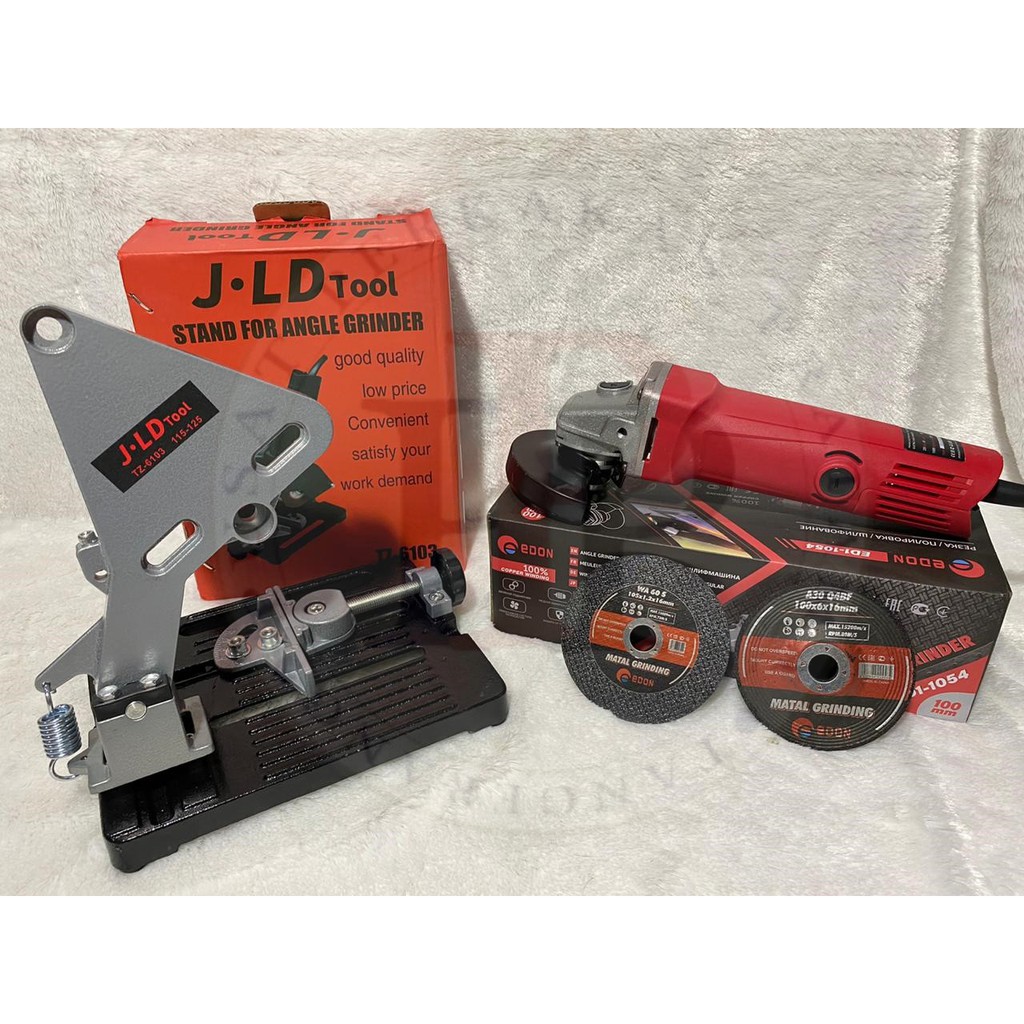 PAKET DUDUKAN GERINDA JLD DAN GERINDA TANGAN 4 INCH EDON