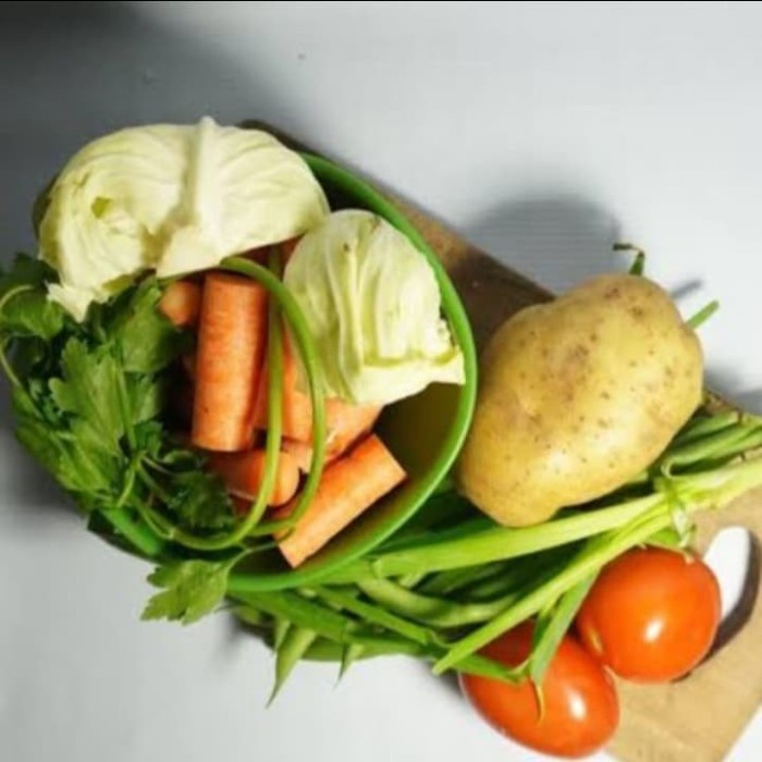 

Paket sayur sop / isi lebih banyak