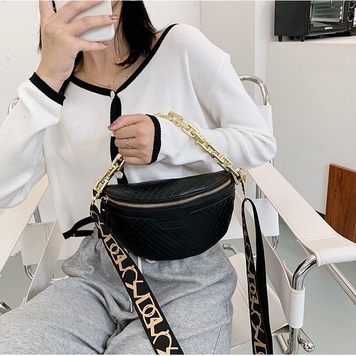 TFT AX20074 92751 AX751 E4481 T12 (1KG BISA 3) WAISTBAG IMPOR MURAH Wanita Tas import Tas Pinggang