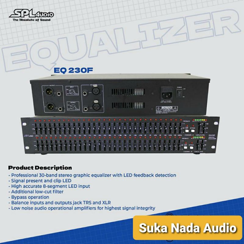 EQUALIZER SPL EQ230F ORIGINAL