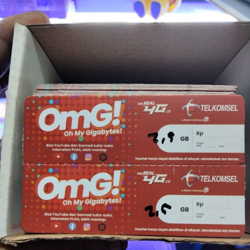 Voucer Telkomsel 2,5gb