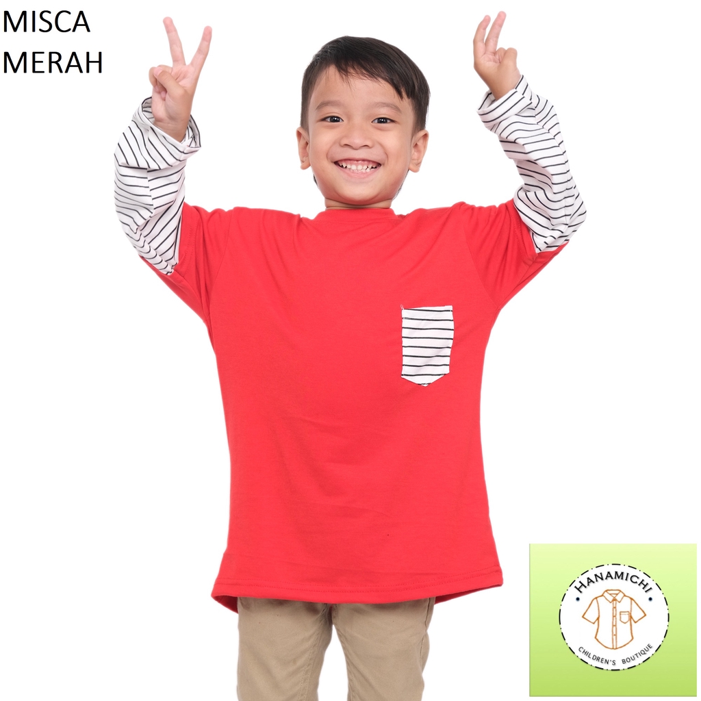 Hanamichi MISCA Kaos Anak Lengan Panjang