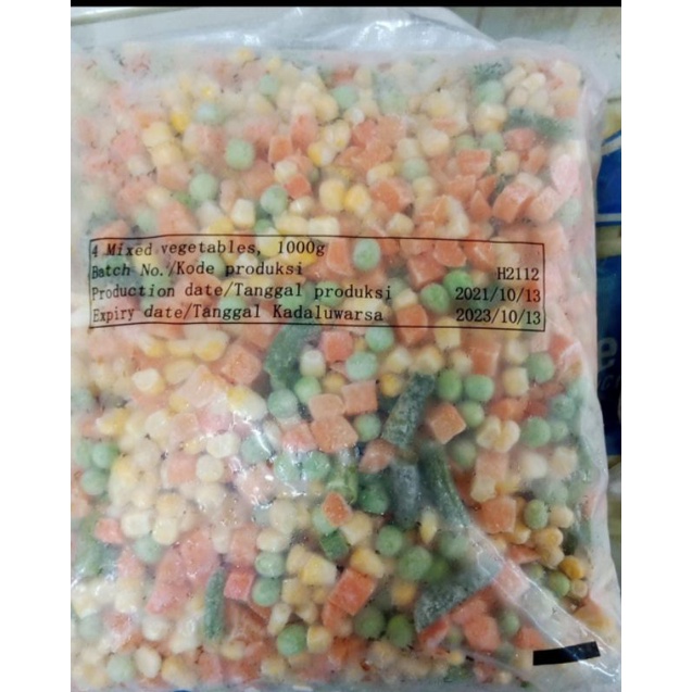 

Mix Vegetable 1 kg Frozen Bogor