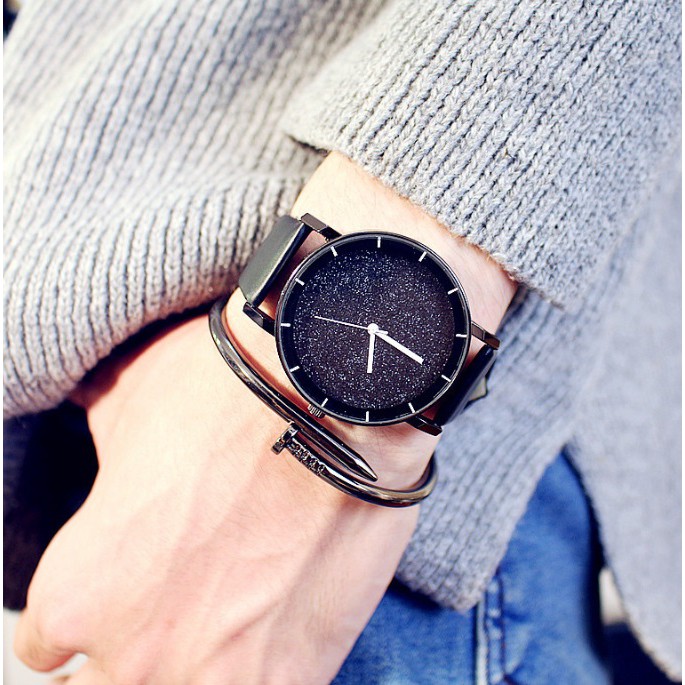 Jam Tangan SPACE Elegan Business Look Korea Fashion Mens Analog Watch