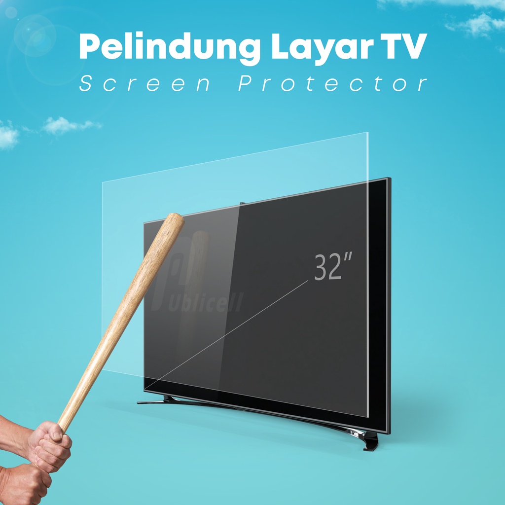 Pelindung Layar TV 32" Inch | Screen Protector TV | Screen Guard TV | Pelindung Layar TV LED LCD