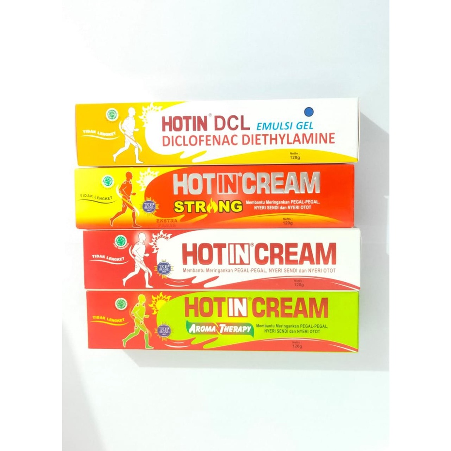 Hot In Cream 120 Gram Tube ( DCL / AROMATERAPI / ORIGINAL / STRONG )