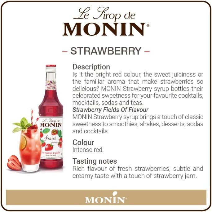 

MONIN STRAWBERRY SYRUP 70 CL 700 ML