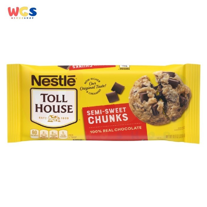

Nestle Toll House Semi Sweet Chunks 100% Real Chocolate 326gr - Baking