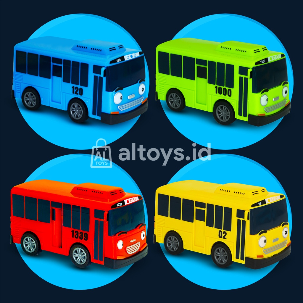 MAINAN BUS TAYO PULLPACK PINTU SLIDER STAR RIDER SNI