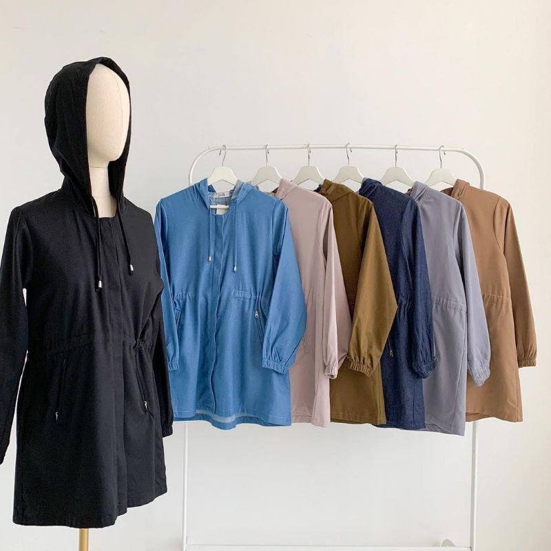 JAKET PARKA BY GEULIS ( Light Denim L )