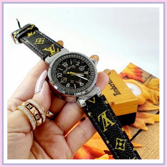 Jam Tangan Pria Murah Rip Curl Rantai Crono Off Tgl Aktif Free Gelang Random || Diameter 4.6 Cm || B