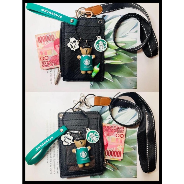 

BEST SELLER !!! SWEET SUMMER STARBUCKS CUTE CARD HOLDER& KEY CHAIN TERLARIS