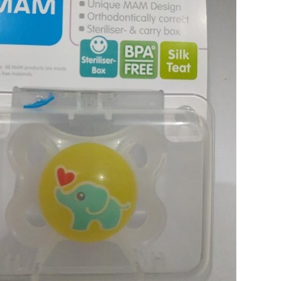 ★ MAM EMPENG PACIFIER ORIGINAL NIGHT AIR 0+ 6+ MONTHS PCF PUTING SUSU DOT ANAK BAYI 0 6 BULAN SOOTHE