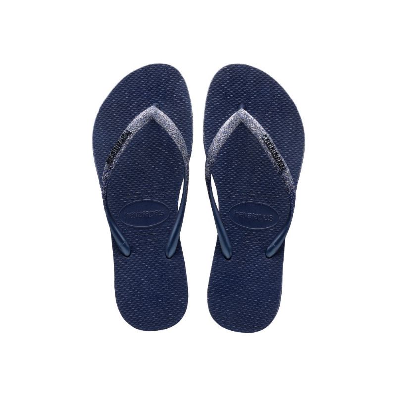 Havaianas Flip Flop & Sandal Wanita / Havaianas Slim Sparkle - Navy