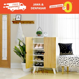 Ifurnholic Helsinki Shoe Cabinet Furniture Tempat Penyimpanan Sepatu Shopee Indonesia