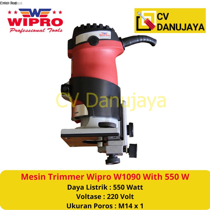 Trimmer Mesin Serut Pasah Profil Kayu Wipro W 1090 / W1090