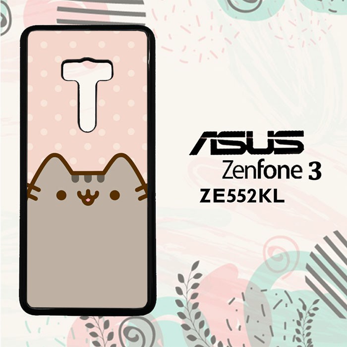 Casing Asus Zenfone 3 ZE552KL Custom Hardcase HP Pusheen Cat L0237