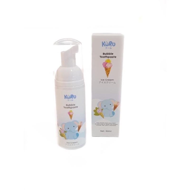 kuru bubble toothpaste