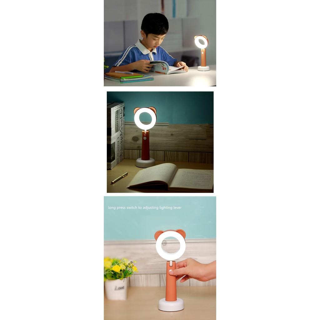 LED pet lamp Rechargable - lampu meja - lampu tidur - lampu belajar anak - senter