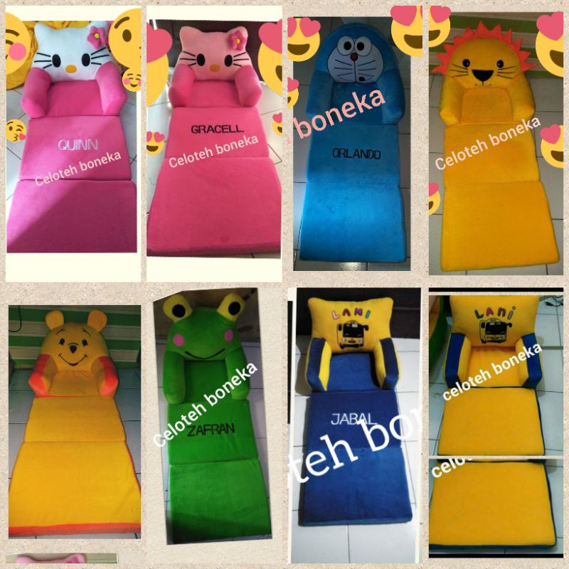 Sofa anak / sofa karakter / sofa custom / sofa lipat / sofa anak lipat / sofa 3 lipat / sofa / lipat