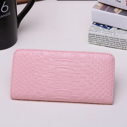 Dompet Wanita Impor Panjang Tipis KULIT BUAYA Matte Womens Batam Long Walet