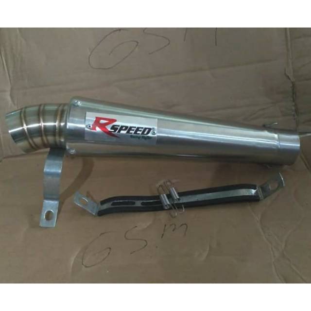 knalpot RSPEED krucut corong jumbo.panjang 30cm