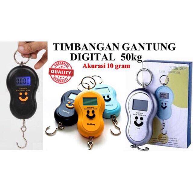 Timbangan Gantung Digital Scale Portable Elektronik Scale 50kg