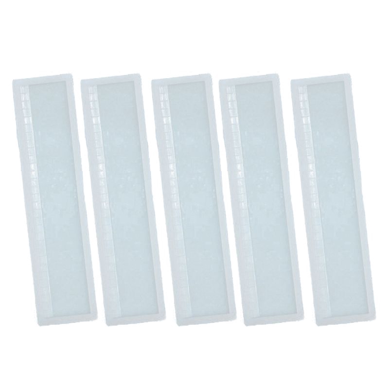 5pcs Penggaris Cetakan Resin Bahan Silikon Untuk Kerajinan 5pcs Penggaris Cetakan Resin Bahan Silikon Untuk Kerajinan