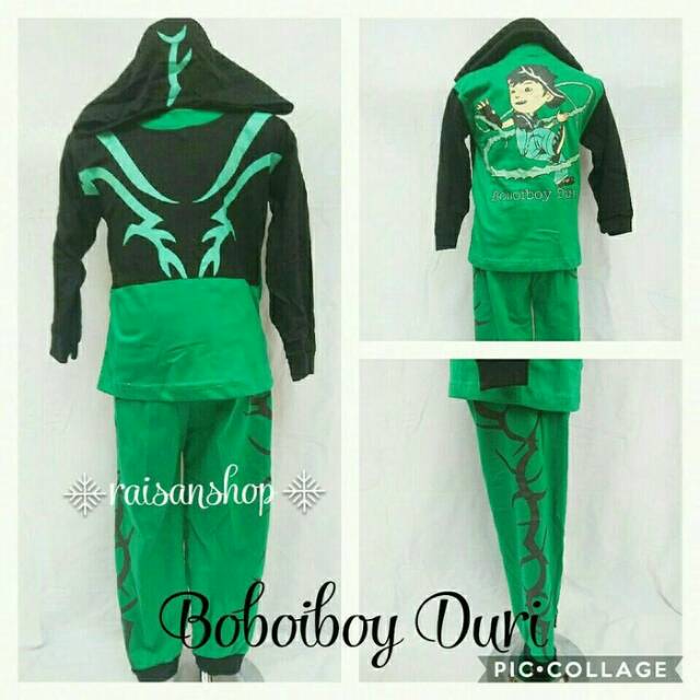 Baju Anak Boboiboy Duri panjang