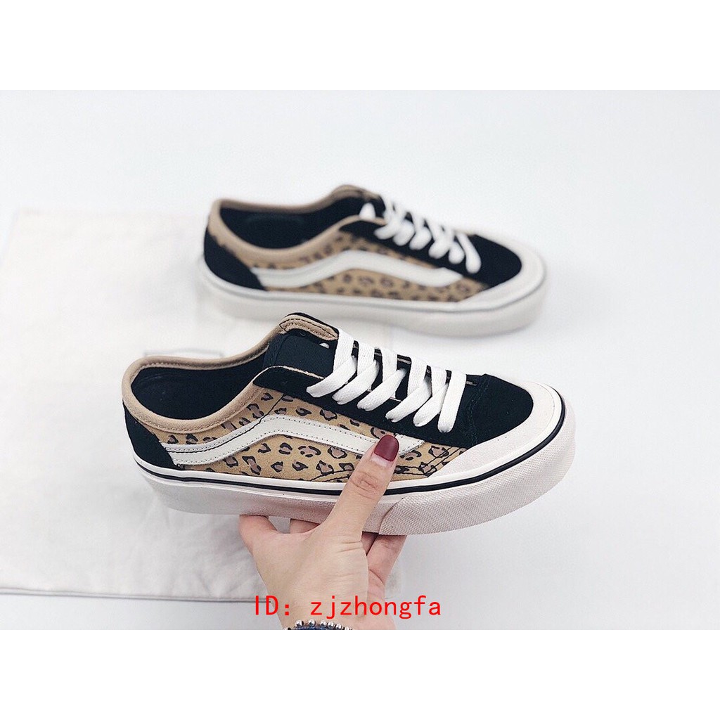 vans style 36 decon sf leopard sneaker