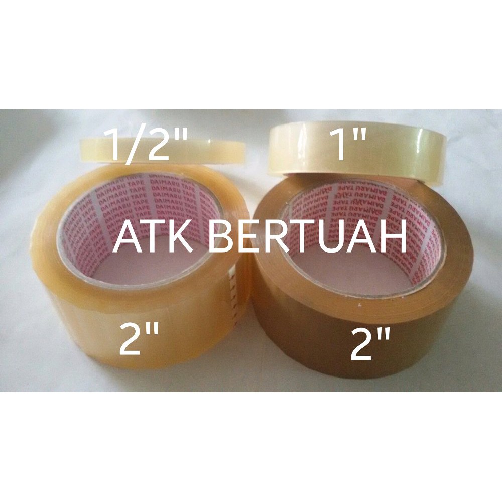 

Lihat Detail SELOTIP 0 5 INCH INCHI 1 CM LAKBAN SEDANG edisi grosir